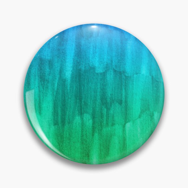 Artikelvorschau, Turquoise, Lime & Indigo Watercolor Abstract entworfen und verkauft von Perrin Le Feuvre.