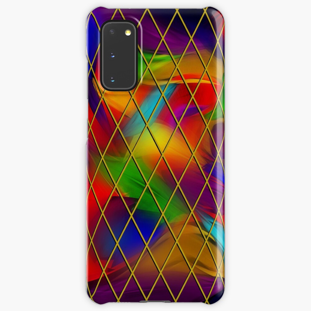 Golden Diamonds, Rainbow Void Case & Skin for Samsung Galaxy