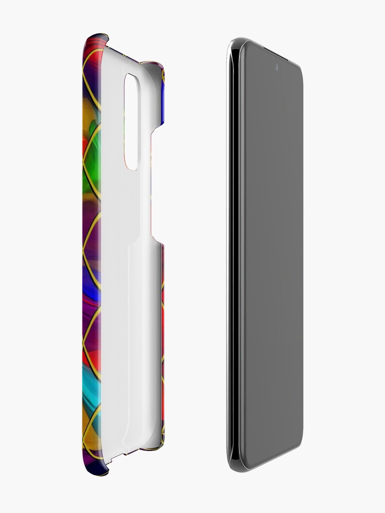 Alternate view of Golden Diamonds, Rainbow Void Case & Skin for Samsung Galaxy