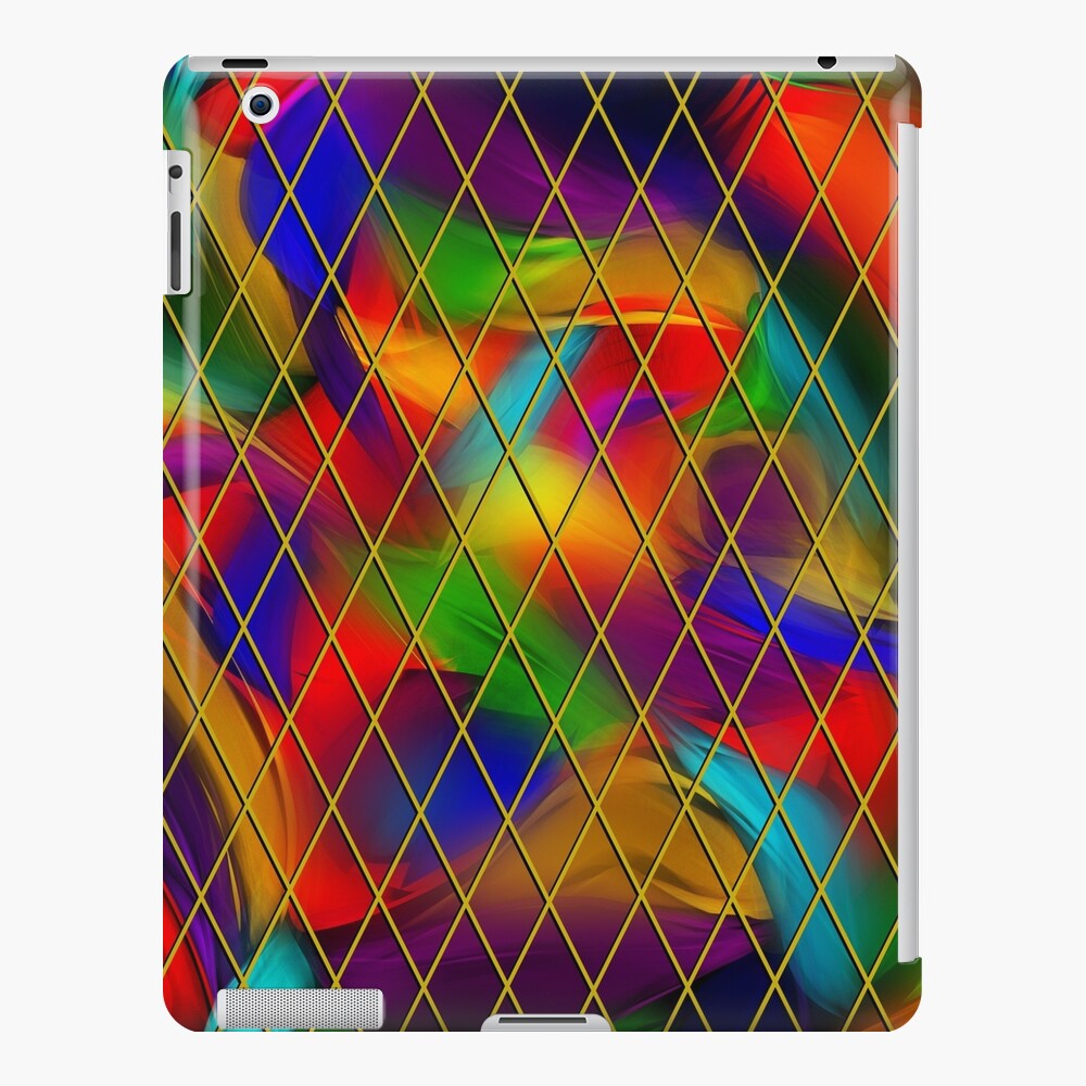 Golden Diamonds, Rainbow Void iPad Case & Skin