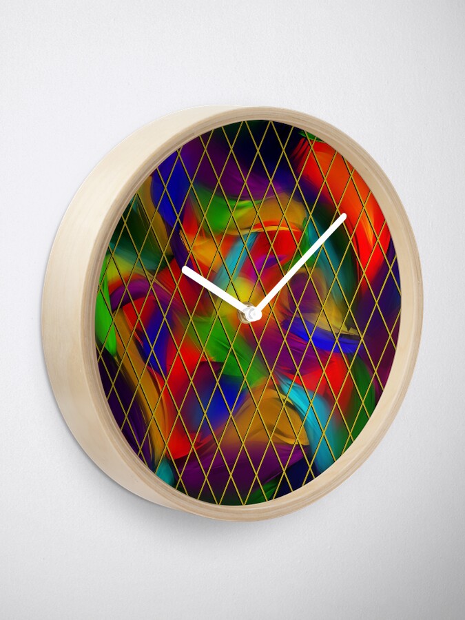 Alternate view of Golden Diamonds, Rainbow Void Clock
