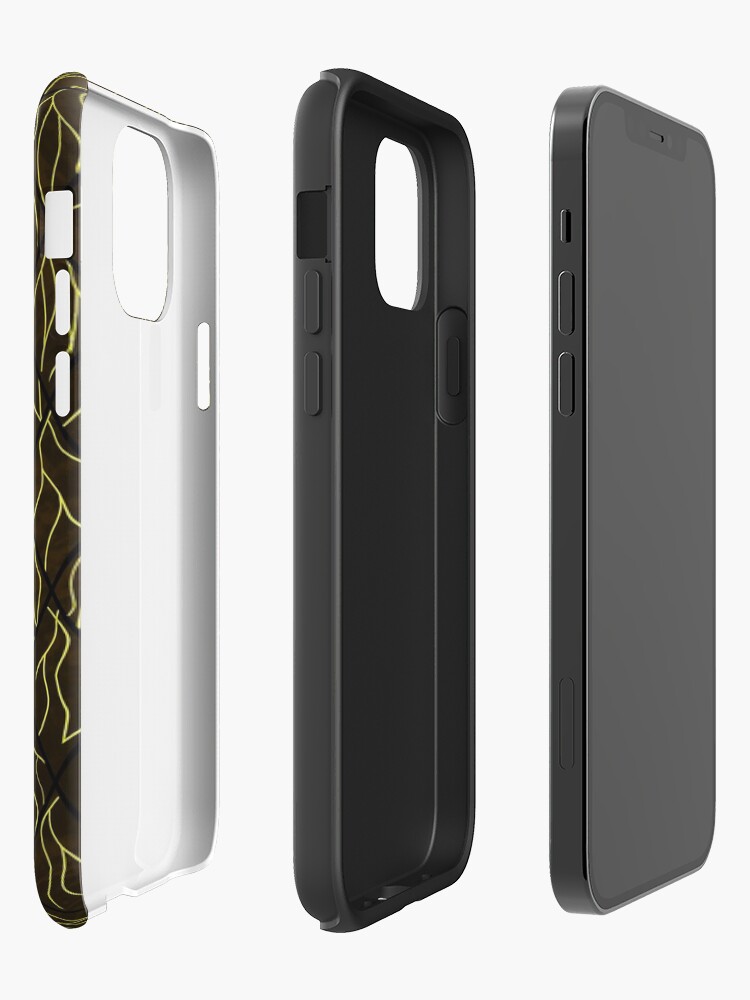Alternate view of Earthen Scales, Golden Streams iPhone Case & Cover