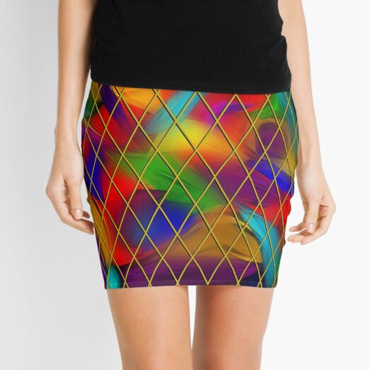 Golden Diamonds, Rainbow Void Mini Skirt