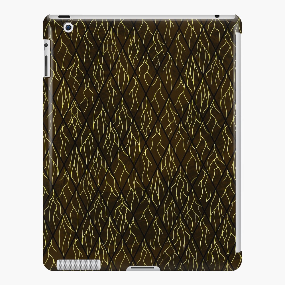 Earthen Scales, Golden Streams iPad Case & Skin