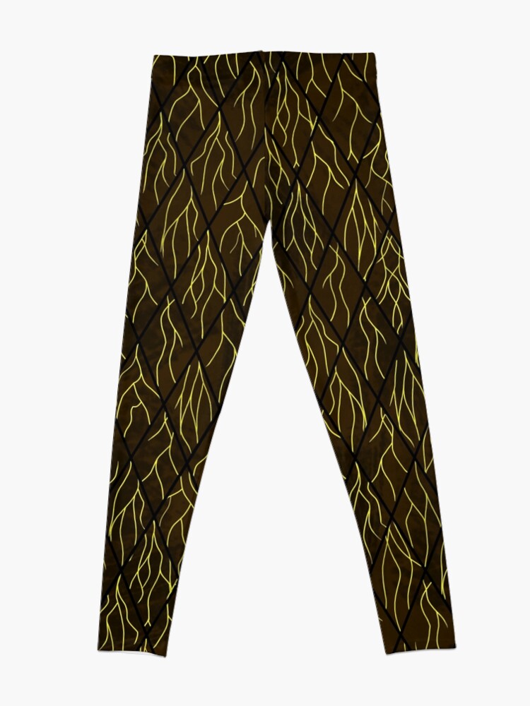 Alternate view of Earthen Scales, Golden Streams Leggings