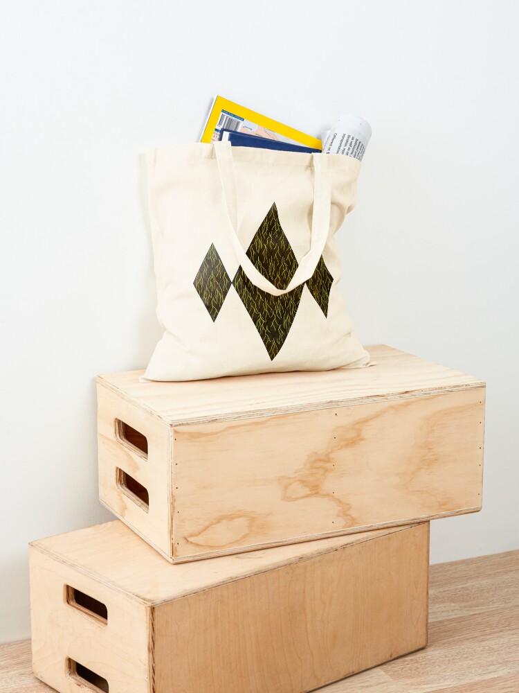 Alternate view of Earthen Scales, Golden Streams Tote Bag