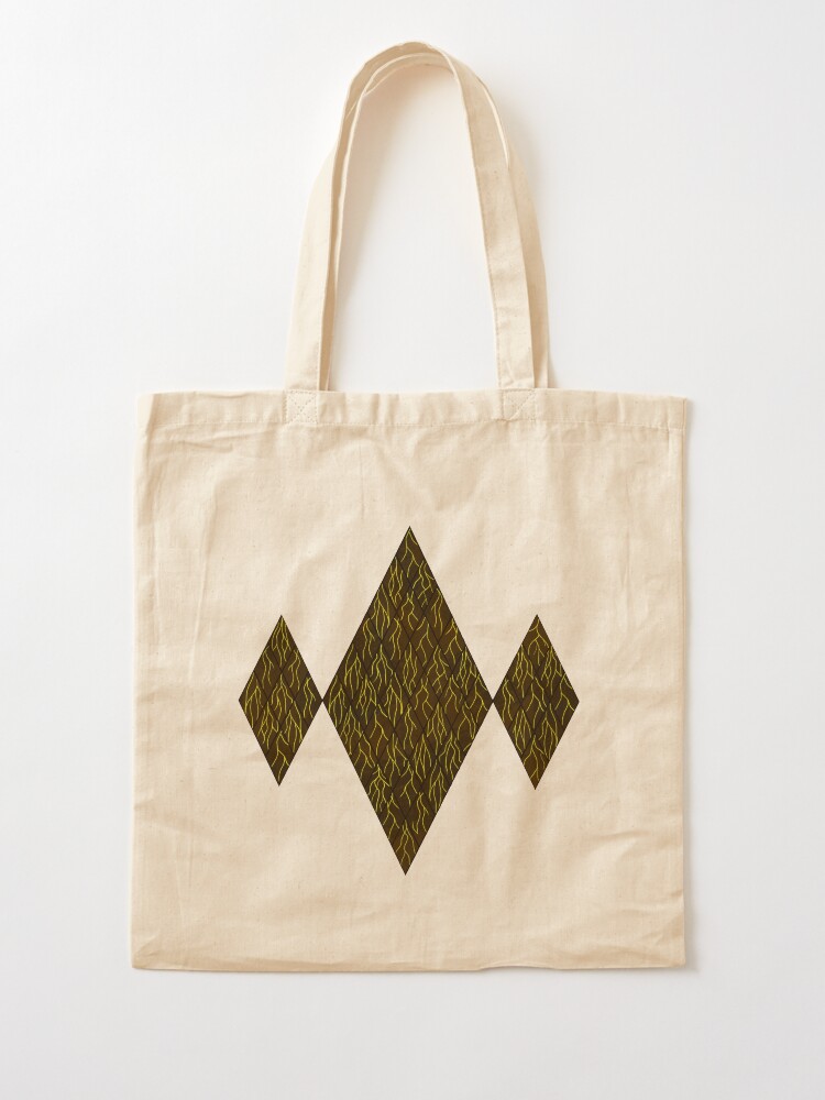 Alternate view of Earthen Scales, Golden Streams Tote Bag