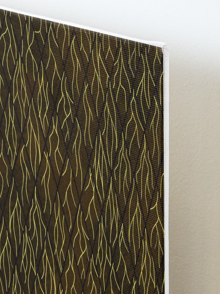 Alternate view of Earthen Scales, Golden Streams Mounted Print