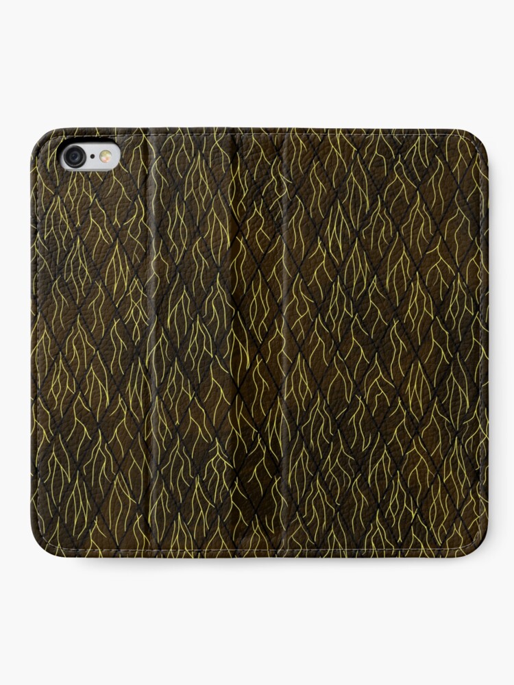 Alternate view of Earthen Scales, Golden Streams iPhone Wallet