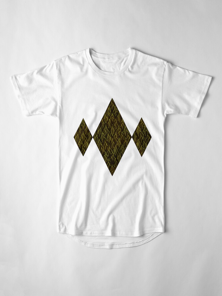 Alternate view of Earthen Scales, Golden Streams Long T-Shirt