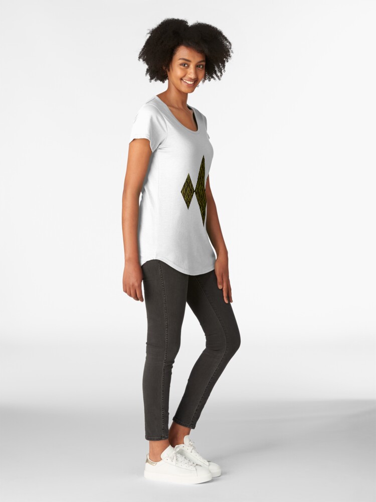 Alternate view of Earthen Scales, Golden Streams Premium Scoop T-Shirt