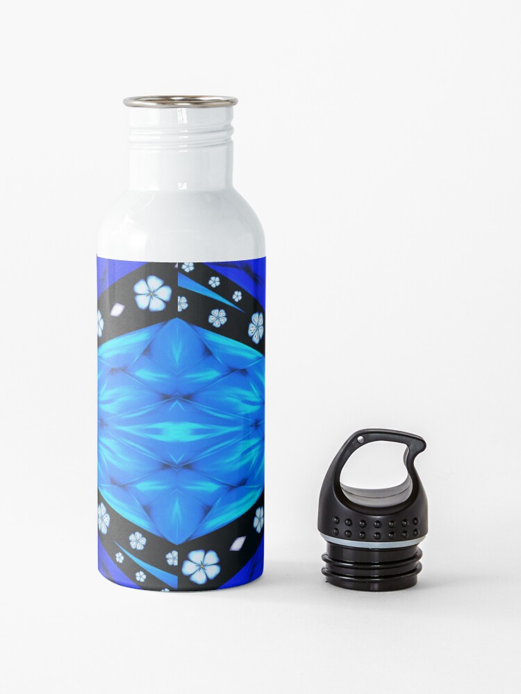 Alternate view of Onyx Beams of Flowers and Gems Water Bottle