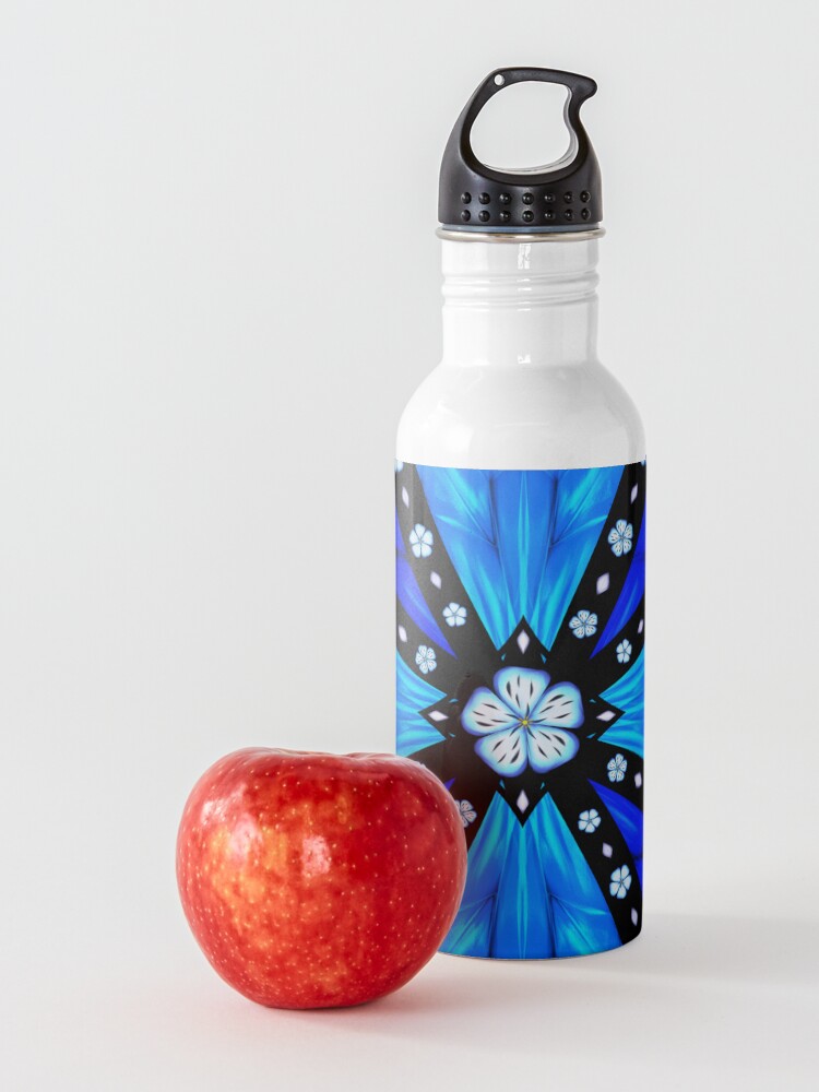 Alternate view of Onyx Beams of Flowers and Gems Water Bottle