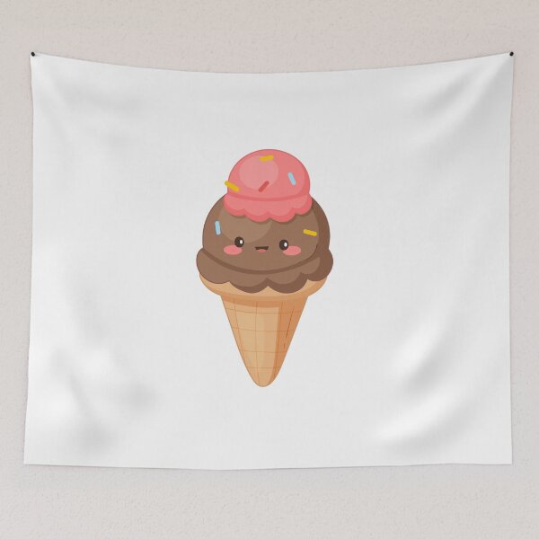Item preview, kawaii Icecream, Cute Icecream designed and sold by Shopwick.