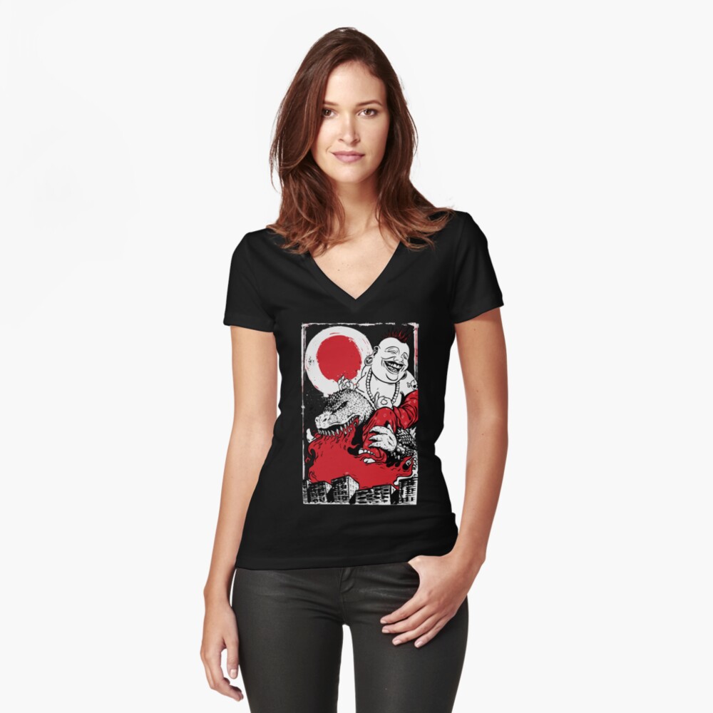 Item preview, Fitted V-Neck T-Shirt designed and sold by bradwarner.