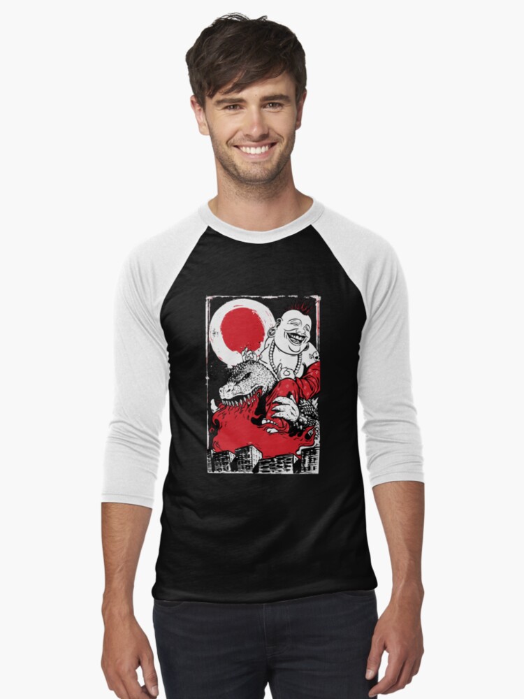 Thumbnail 1 of 3, Baseball ¾ Sleeve T-Shirt, Sit Down & Shut Up designed and sold by bradwarner.