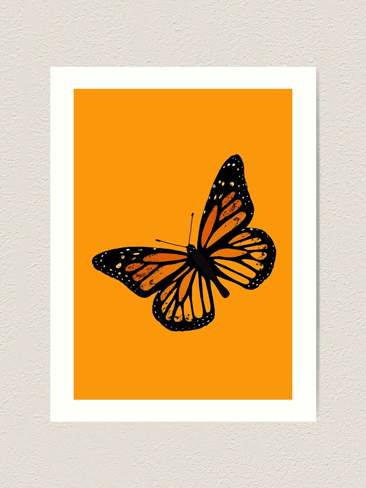 Butterfly Art Poster - Abstract Art Prints - Winter Museo