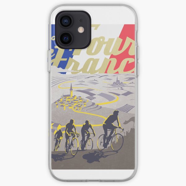 Affiche rétro du Tour de France Coque souple iPhone