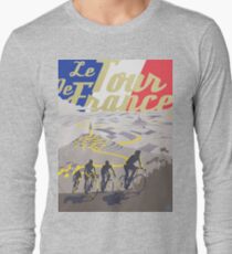 Le Tour de France retro poster Long Sleeve T-Shirt