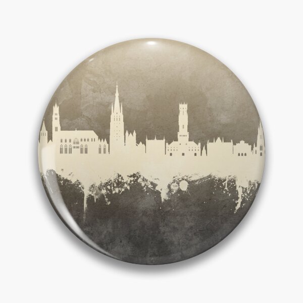 Item preview, Bruges Belgium Skyline designed and sold by ArtPrints.