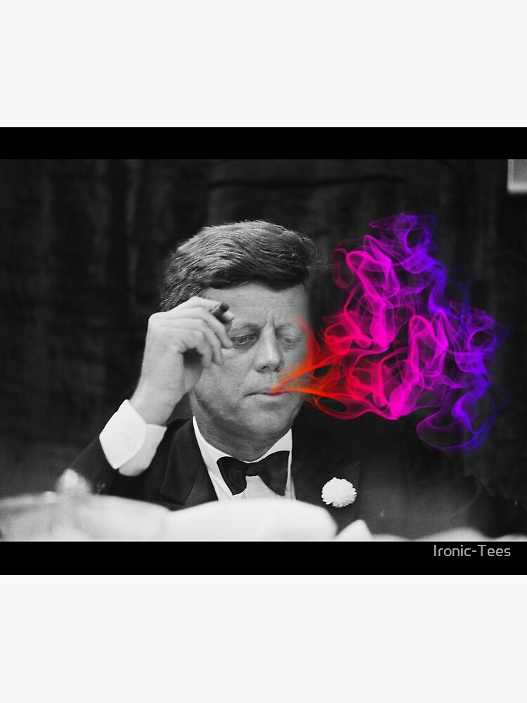 JFK smoking Tapestry