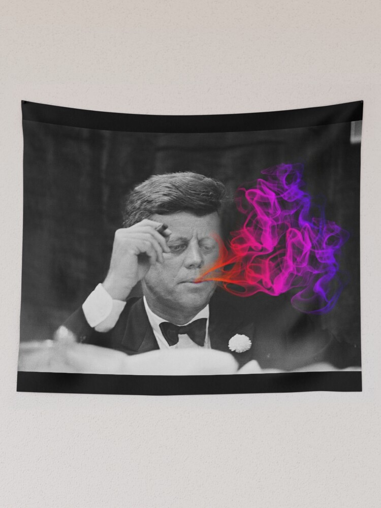 JFK smoking