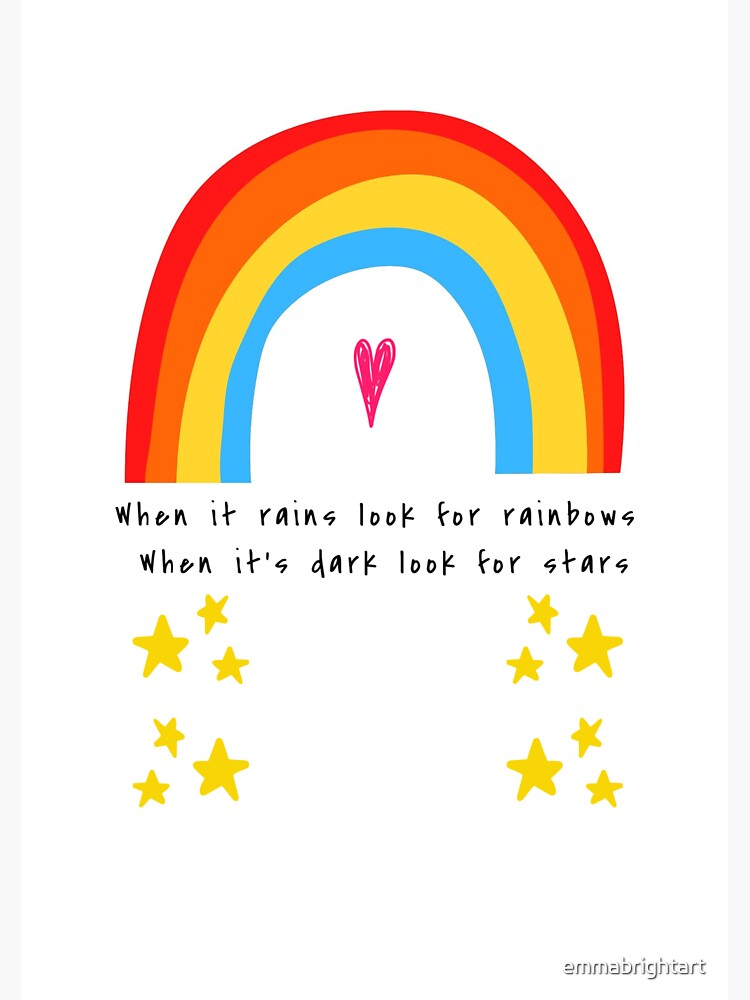 "Rainbow Art" Sticker For Sale By Emmabrightart | Redbubble