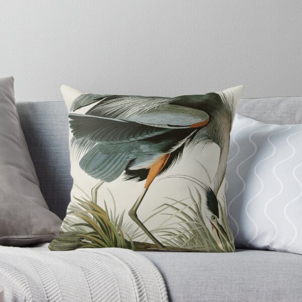 Item preview, Great blue Heron - John James Audubon's Birds of America Print Art Print designed and sold by Vintage Wall Art.