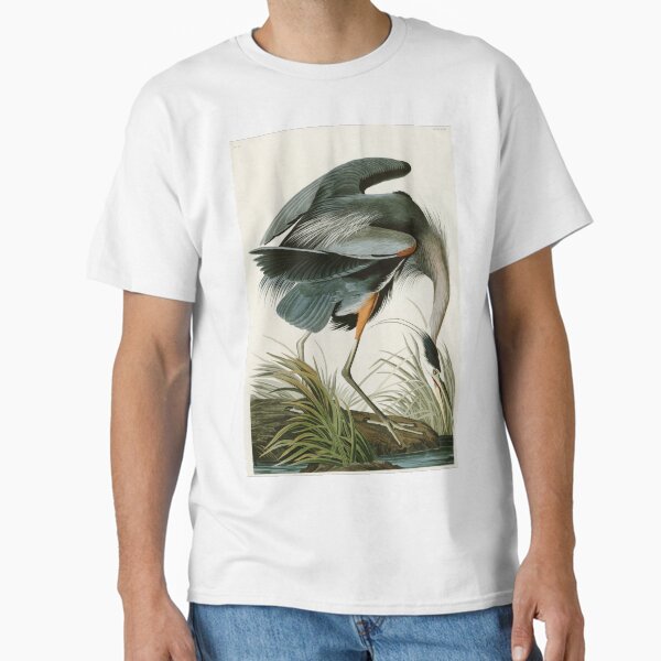 Item preview, Great blue Heron - John James Audubon's Birds of America Print Art Print designed and sold by Vintage Wall Art.