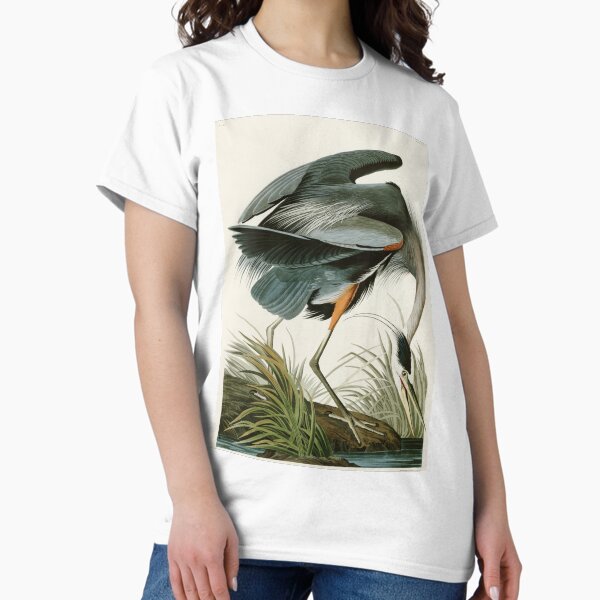 Item preview, Great blue Heron - John James Audubon's Birds of America Print Art Print designed and sold by Vintage Wall Art.