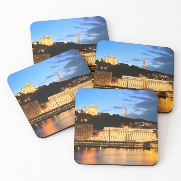 Item preview, Sunset and citylights at Lyon city designed and sold by Gaël FONTAINE.