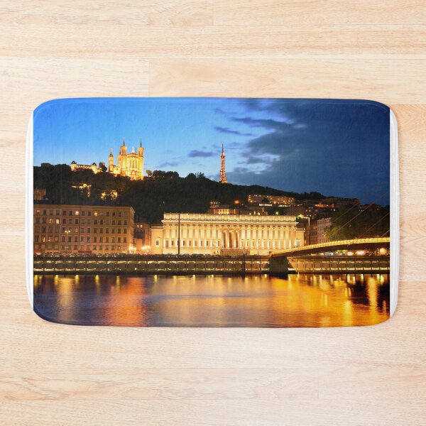Item preview, Sunset and citylights at Lyon city designed and sold by Gaël FONTAINE.