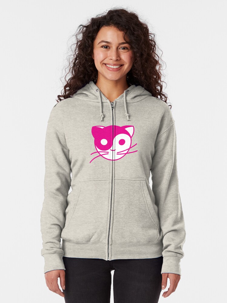 Alternate view of Purrfit Zipped Hoodie
