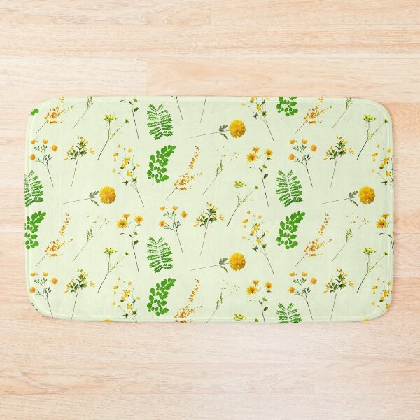 Item preview, Yellow Flower and Green Leaf and Floral Pattern Sticker Sheet Set ~ Collection Bundle Pack 2 designed and sold by Neon-Wolf.