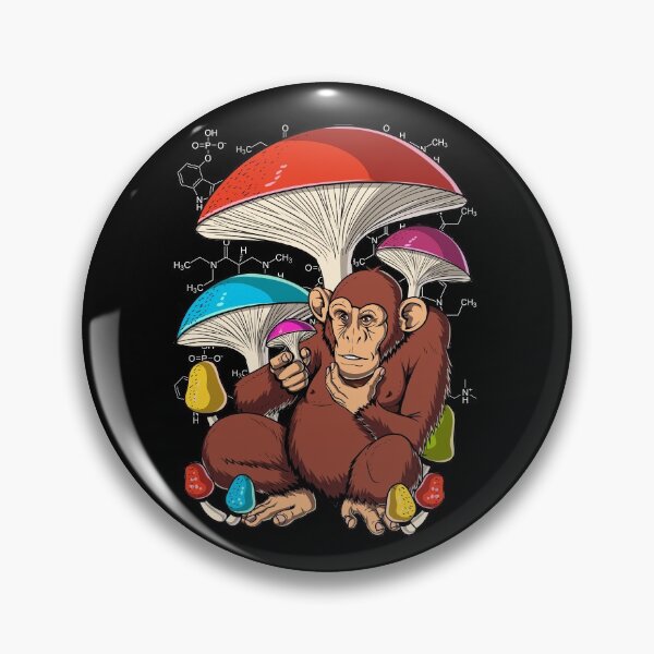 Item preview, Magic Mushrooms Ape designed and sold by underheaven.