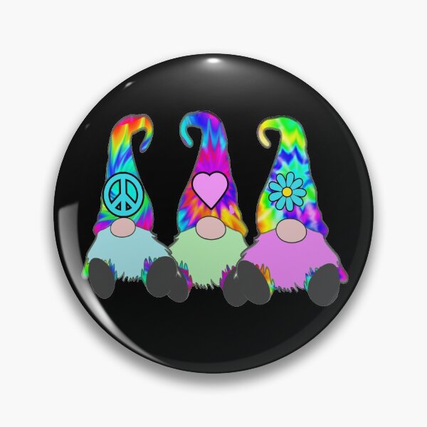 Item preview, 3 Hippie Gnomes Tie Dye Hat Retro Peace Groovy designed and sold by funnytshirtemp.