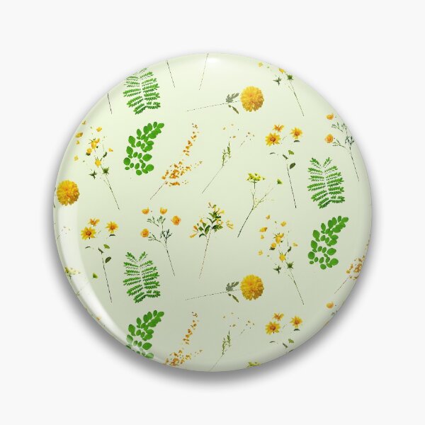 Item preview, Yellow Flower and Green Leaf and Floral Pattern Sticker Sheet Set ~ Collection Bundle Pack 2 designed and sold by Neon-Wolf.