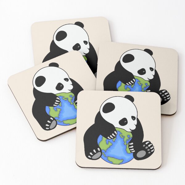 Item preview, Eco Panda Hugging Planet Earth designed and sold by Rahdoo.