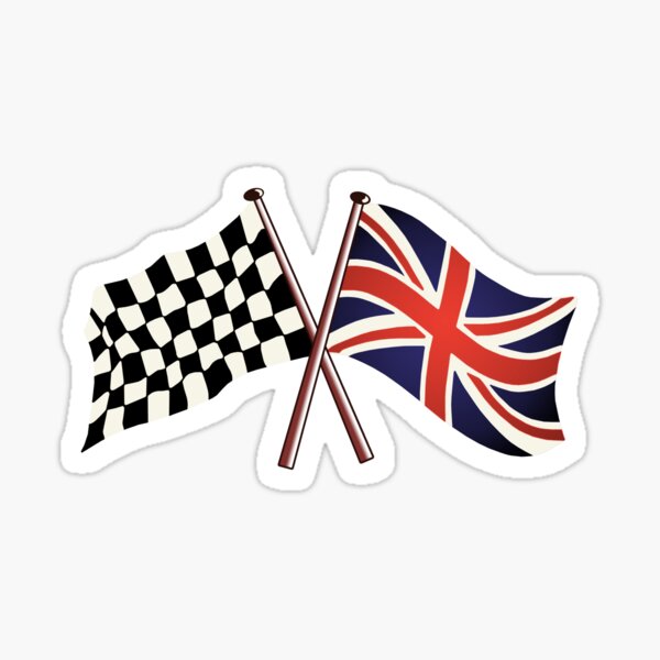 Xotic Tech 2x 3D Black Union Jack UK Flag Foot Decal Stickers for