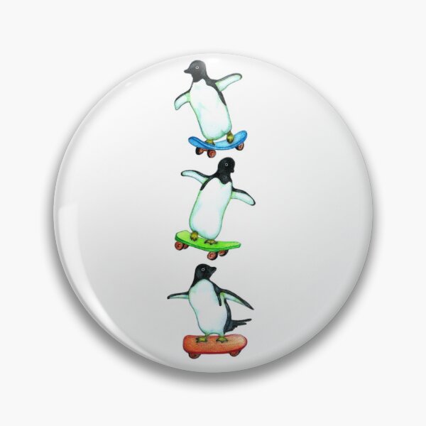 Item preview, Happy Wheels - Penguins on Skate Boards designed and sold by Perrin Le Feuvre.