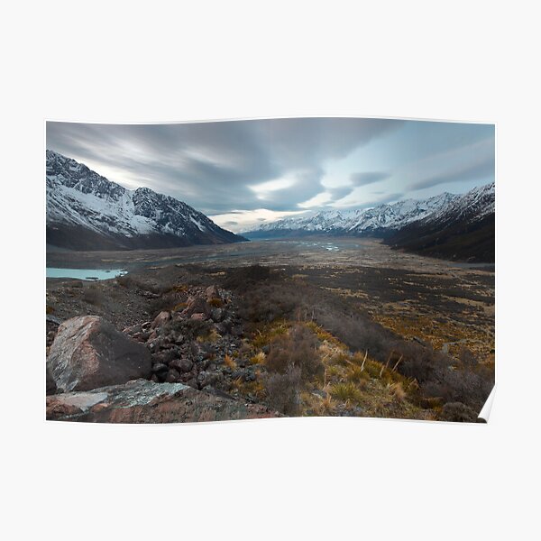 Tasman Glacier Poster