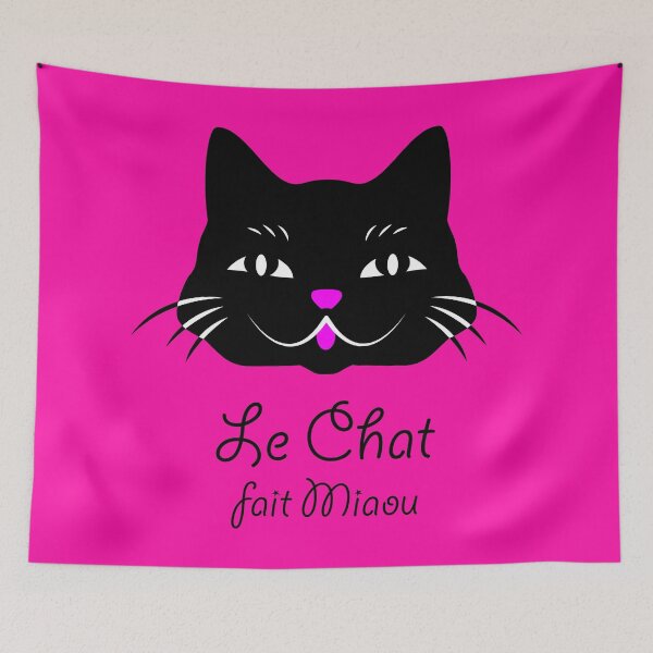 Item preview, French Cat Says Meow  designed and sold by AntiqueImages.
