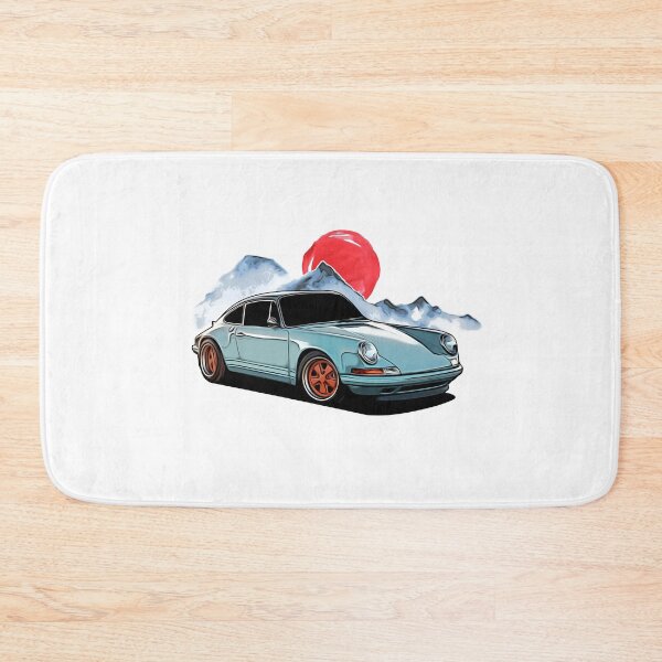 Item preview, Baby Blue Singer 911 With Orange Rims And Blue Mountains designed and sold by Enthusiast Designs.