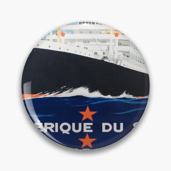 Item preview, Chargeurs Reunis vintage travel poster designed and sold by stickart-marek.