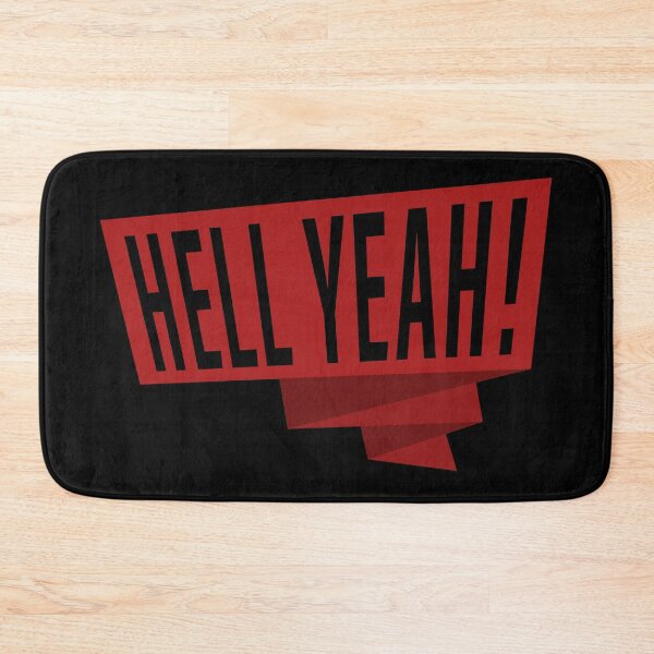 Item preview, Hell yeah badge designed and sold by MrTeeTime.