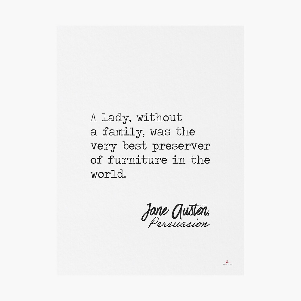 Jane Austen Quotes 21 Poster By Pagarelov Redbubble