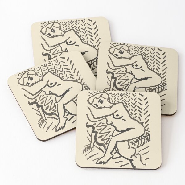 Aperçu de l'œuvre Woman Laying - Matisse créée et vendue par HouseofBalloon.