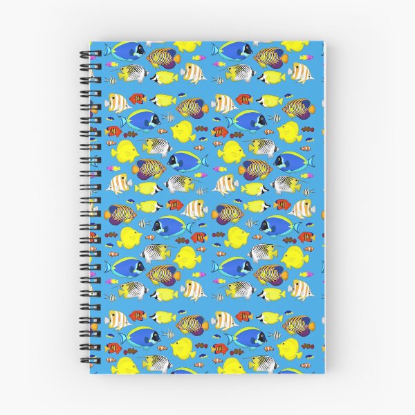 Item preview, Copy of reef fish 4 (blue background small fish) designed and sold by schnuppadoo.