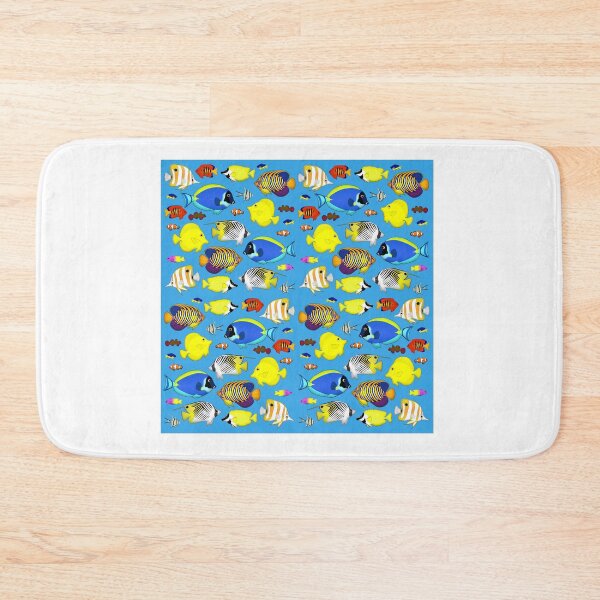 Item preview, Copy of reef fish 4 (blue background small fish) designed and sold by schnuppadoo.