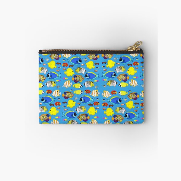 Item preview, Copy of reef fish 4 (blue background small fish) designed and sold by schnuppadoo.